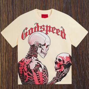 Men's Cream Short Sleeve Godspeed